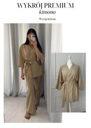 Wykrój premium – KIMONO – Licencja KOMERCYJNA