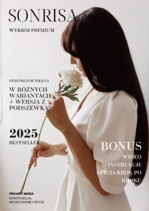Wykrój premium – sukienka Sonrisa – licencja NIEKOMERCYJNA