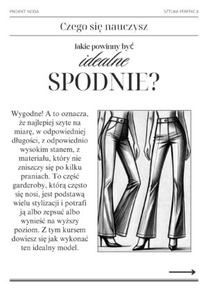 Sztuka perfekcji. Spodnie i spodenki